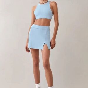 Reformation Nina Eco Move Skort in Mineral